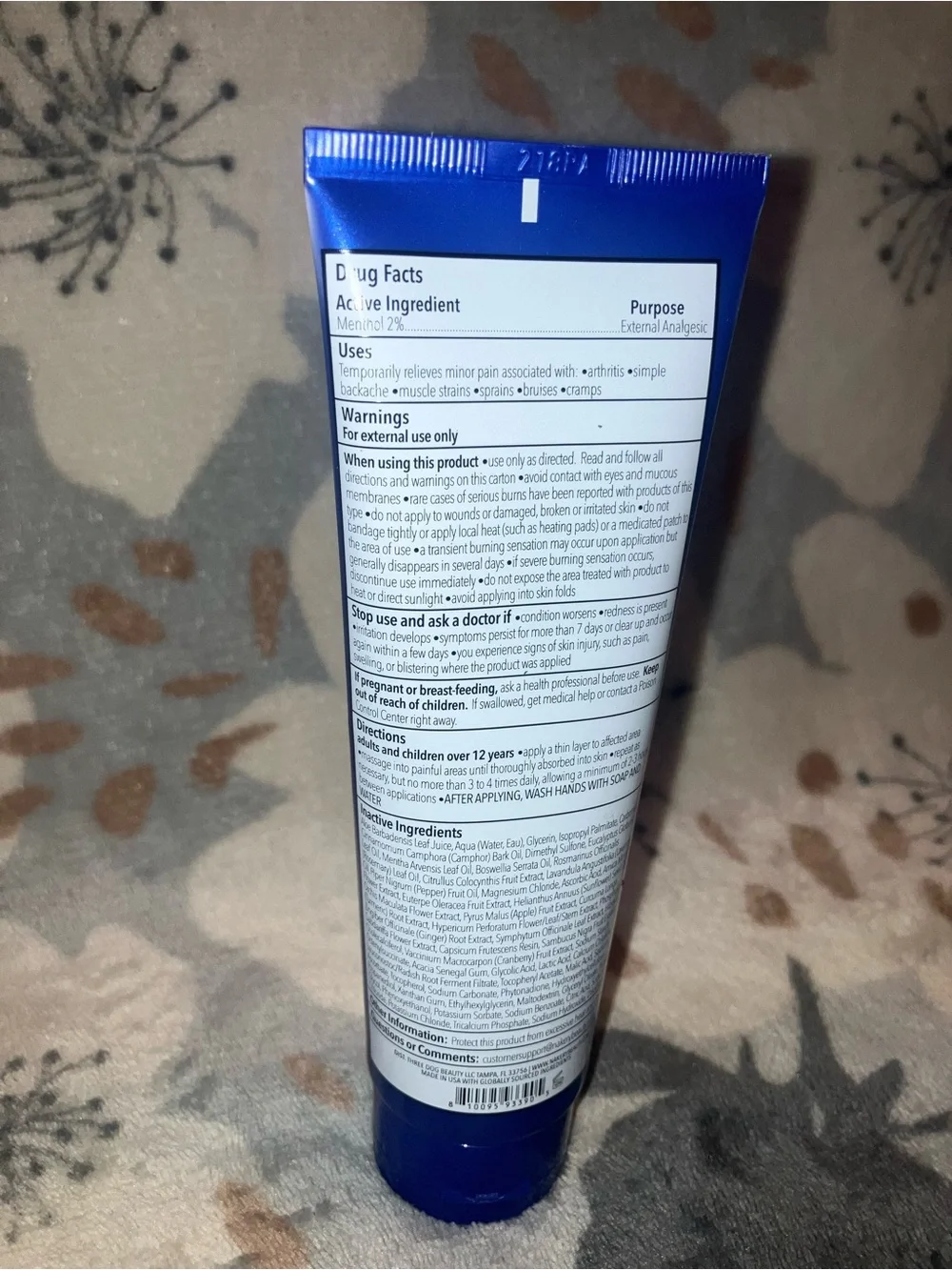 Nakery Beauty NWT Pain Therapy Cream Ultra-Strength Sealed